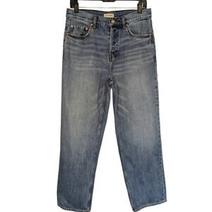 GRLFRND Jeans, The Bella Button Fly Low Rise Boyfriend Jeans, Sz W30
